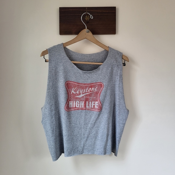 Keystone Lite Crop Muscle Tee Reworked - Picture 10 of 10